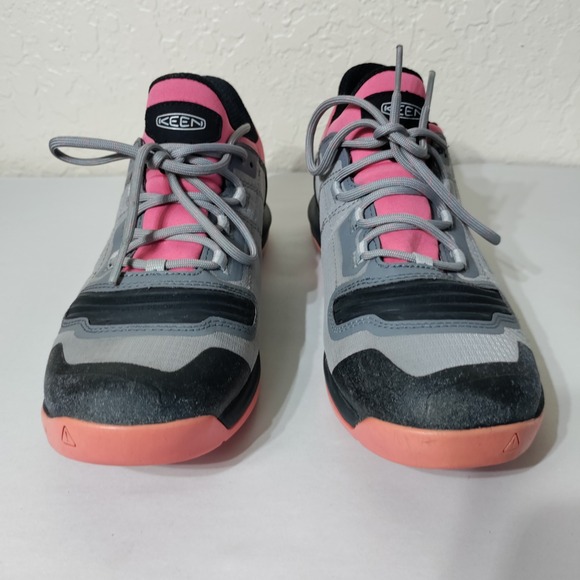 Keen Shoes - Keen NXIS Speed Womens Hiking Shoes Grey Pink Low Top Sneakers 1024860 Size 8.5